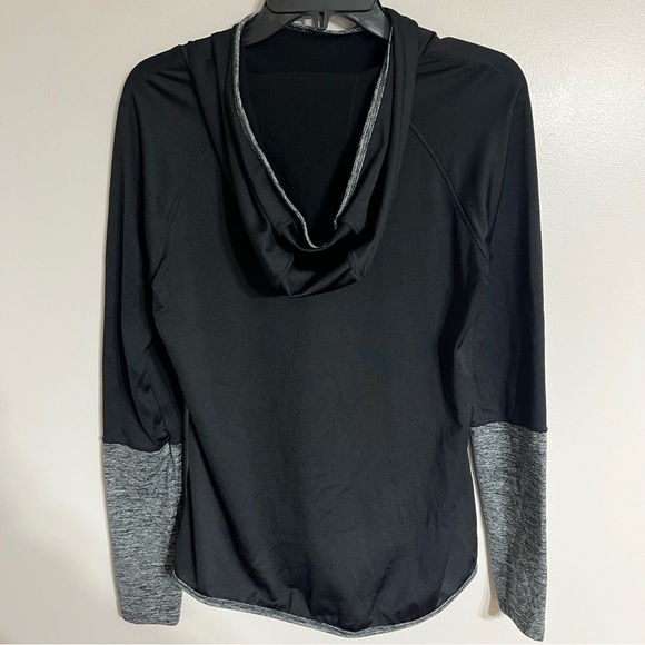 Layer 8 Performance Cold Weather Hoodie Black Reflective Long Sleeve Size Medium - Picture 8 of 8